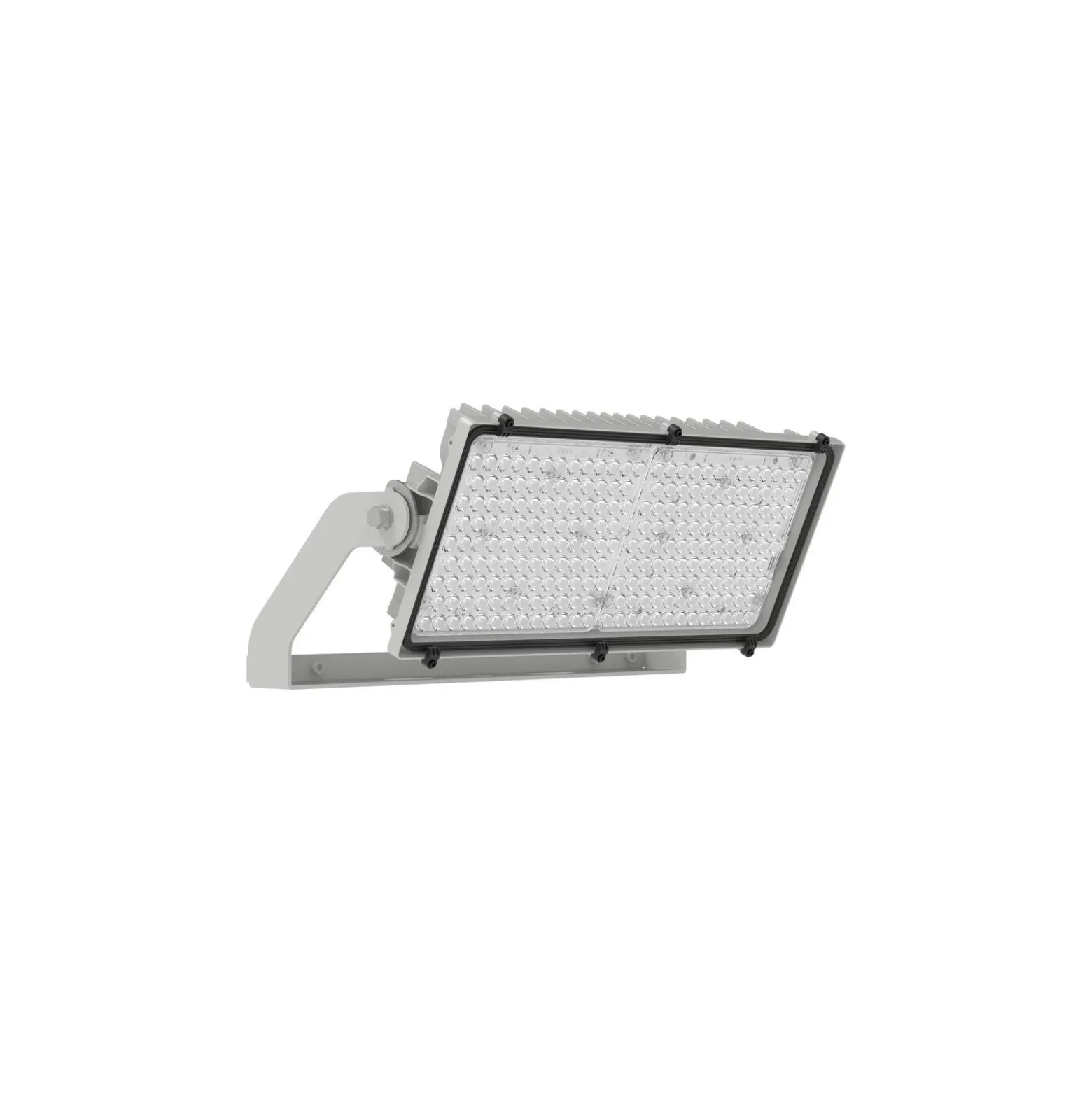 Ledvance LED Strålkastare Max Radial 45 Aluminium Grå 600W 92600lm 45D - 740 Kallvit | IP66 - Symmetrisk