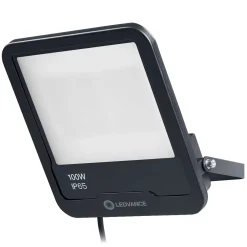 Ledvance LED Strålkastare Smart+ Matter Grå 100W 8000lm 100D - 830 Varm Vit + RGBW | IP65