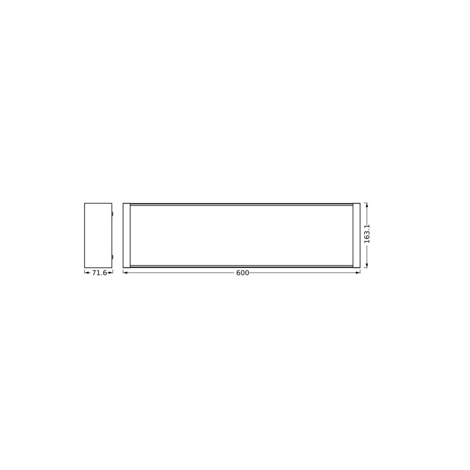 Ledvance LED Taklampa Office Line Wrap Vit 20W 2300lm - 840 Kallvit | Touchdimmerbar