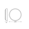 Ledvance LED Taklampa Orbis Alison Vit 24W 1500lm - 830 Varm Vit | Touchdimmerbar