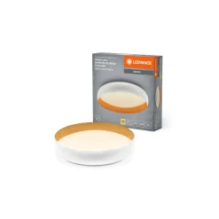 Ledvance LED Taklampa Orbis Livia Vit och Trä 36W 2000lm - 830 Varm Vit | Touchdimmerbar