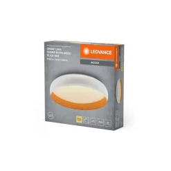 Ledvance LED Taklampa Orbis Livia Vit och Trä 36W 2000lm - 830 Varm Vit | Touchdimmerbar