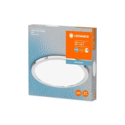 Ledvance LED Taklampa Vägglampa Badrumsbelysning Krom 18W 1250lm - 830-840 CCT | IP44