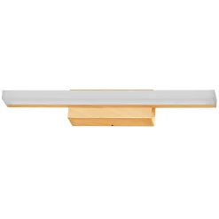 Ledvance LED Vägglampa Badrumsbelysning Orbis Mirror Trä 6W 650lm - 830-840 CCT | IP44 - Touchdimmerbar