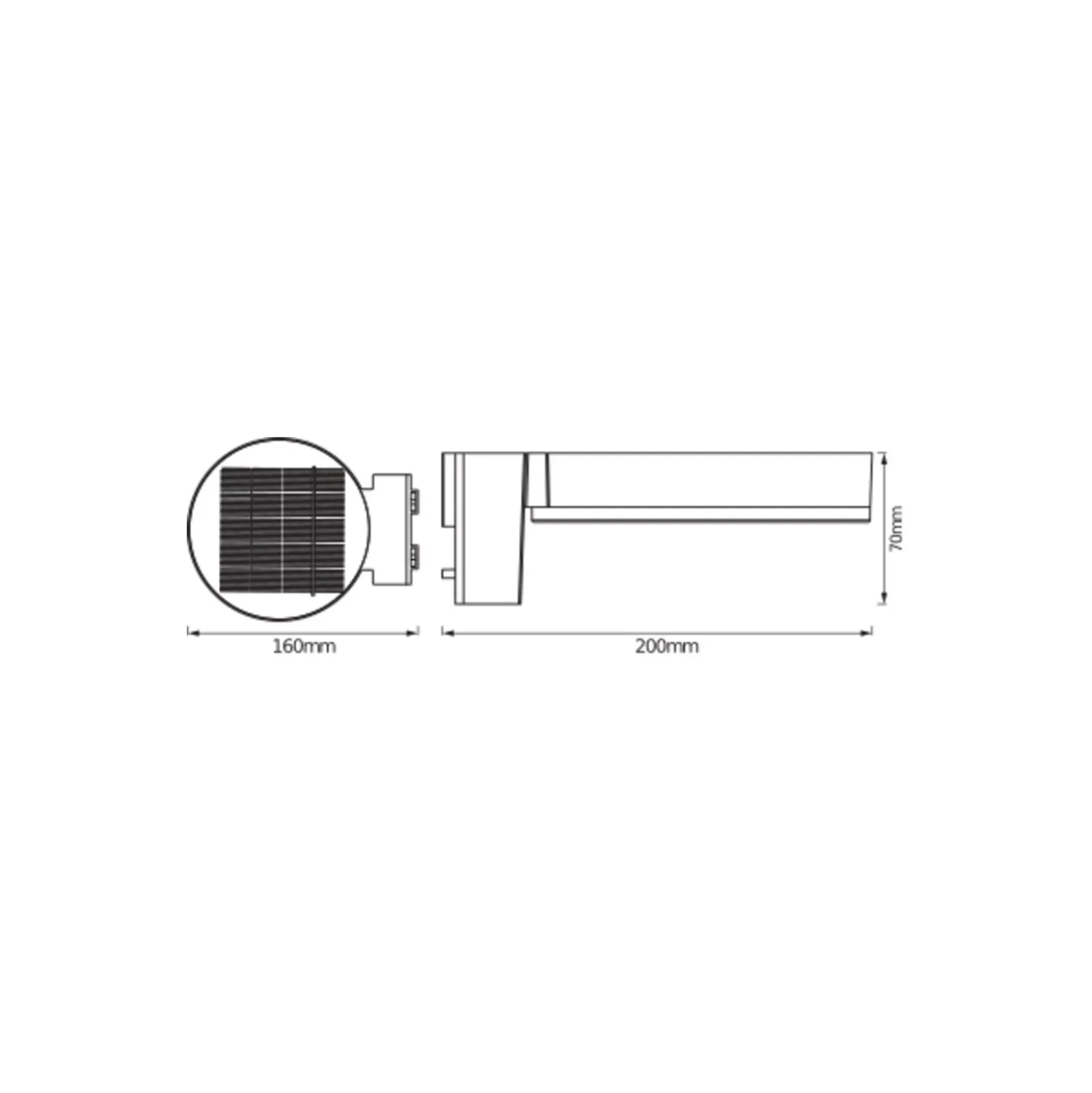 Ledvance LED Vägglampa Endura Stil Circle Svart 6W 400lm - 830 Varm Vit | Solar - Rörelse- och ljussensor