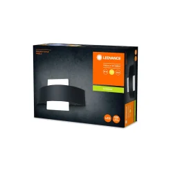 Ledvance LED Vägglampa Endura Stil Sköld Mörk Grå 11W - 830