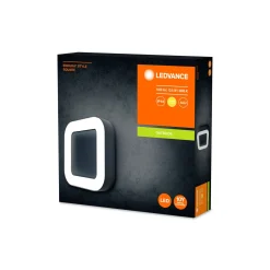 Ledvance LED Vägglampa Endura Stil Fyrkant Mörk Grå 13.5W - 830