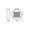 Ledvance LED Vägglampa Endura Stil Solar Tossa Svart 6W 500lm - 830 Varm Vit