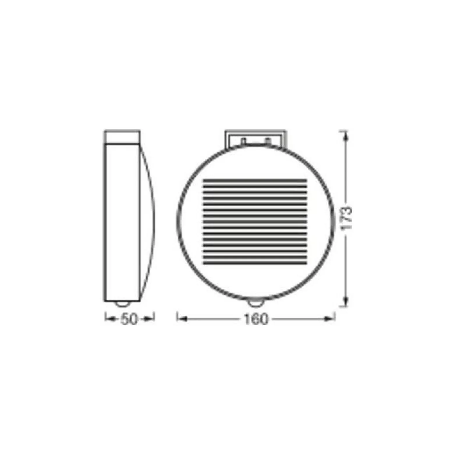 Ledvance LED Vägglampa Endura Stil Solar Tossa Svart 6W 500lm - 830 Varm Vit