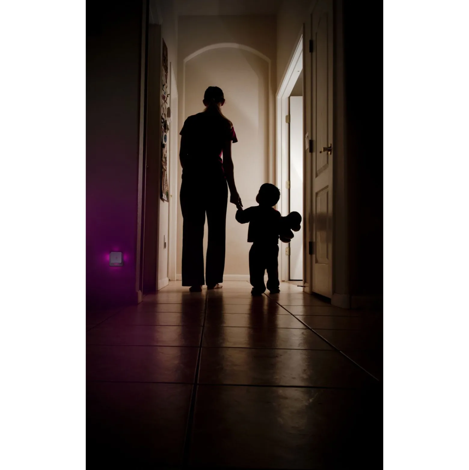 Ledvance LED Vägglampa Lunetta Fyrkant Vit 0.3W | RGB - Rörelsesensor