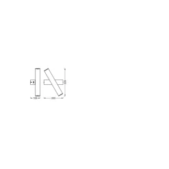 Ledvance LED Vägglampa Orbis Svart 12W 1200lm - 830-865 Justerbar Vit | Dimbar