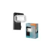 Ledvance LED Vägglampa Utomhus Orbis Flamma Svart 5W 350lm - 830-840 CCT | IP44