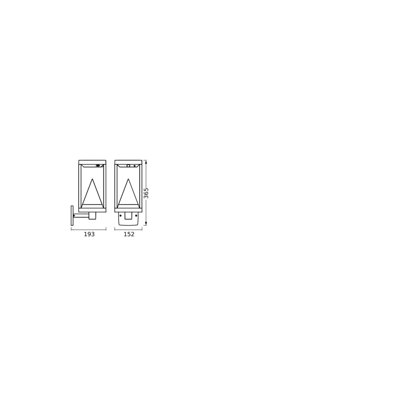 Ledvance LED Vägglampa Utomhus Alps Svart 6W 400lm - 830 Varm Vit | RGBW - IP44 - Rörelse- och Ljussensor - Dimbar