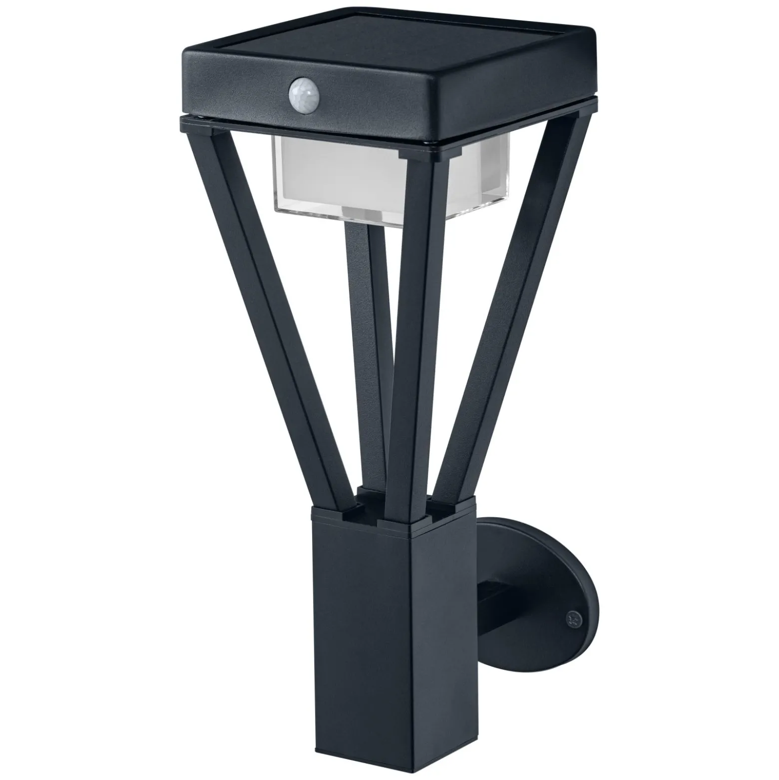 Ledvance LED Vägglampa Utomhus Endura Stil Svart 6W 550lm - 830 Varm Vit | IP44 - Rörelse- och Ljussensor