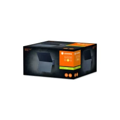 Ledvance LED Vägglampa Utomhus Endura Stil Grå 9W 580lm - 830 Varm Vit | IP44