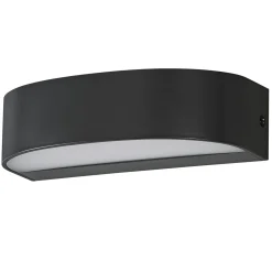 Ledvance LED Vägglampa Utomhus Endura Stil Grå 7W 450lm - 830 Varm Vit | IP65