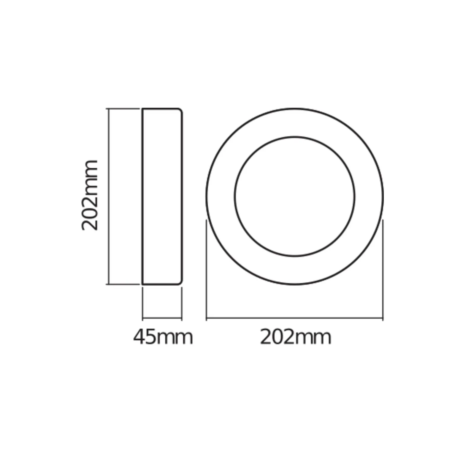 Ledvance LED Vägg light Endura Stil Ring Mörk Grå 13.5W - 830