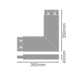 Ledvance Linear IndiviLED Hörn Anslutningsstycke Vit