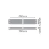 Ledvance Linear IndiviLED Infill 600 Vit