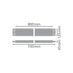Ledvance Linear IndiviLED Infill 600 Vit
