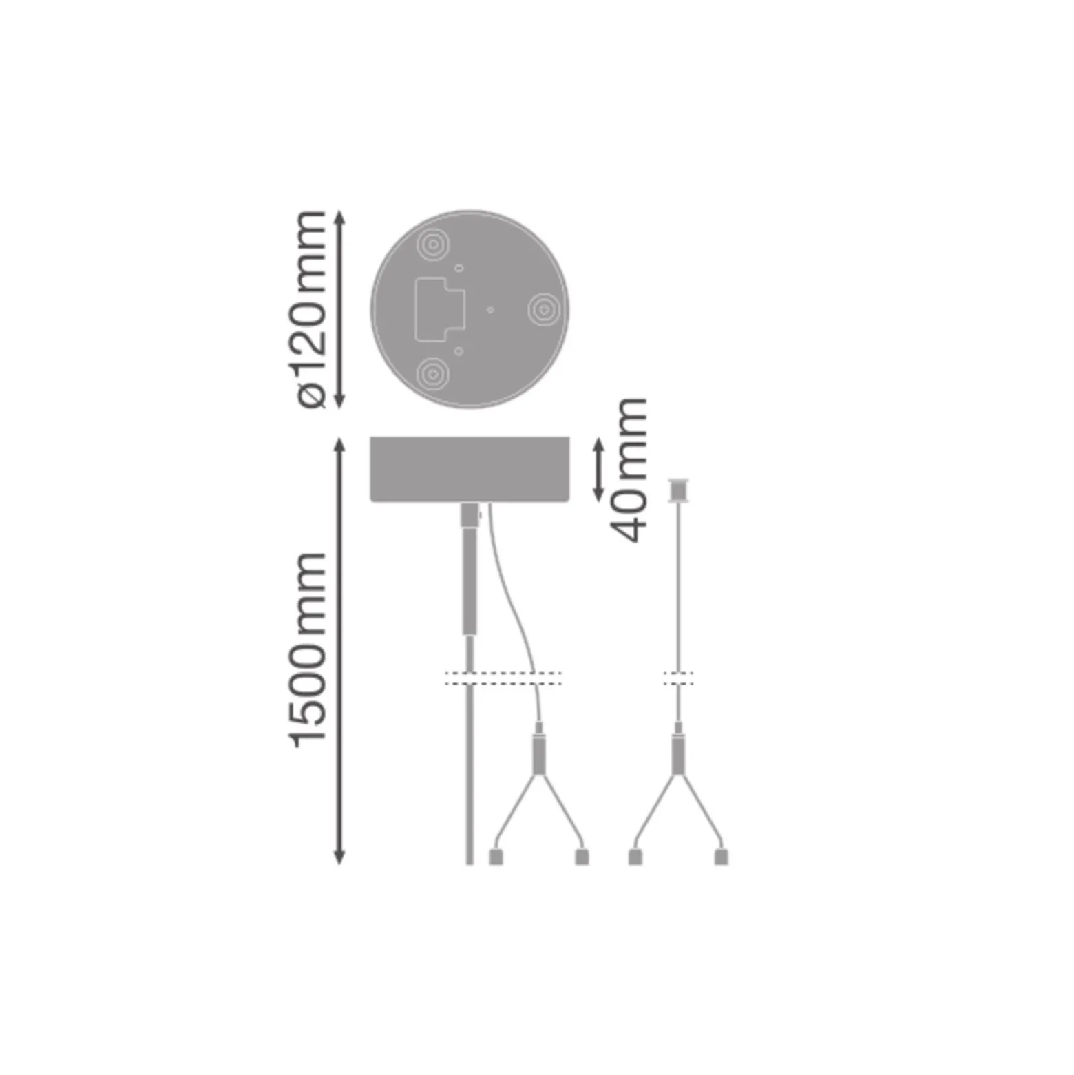 Ledvance Linear IndiviLED Upphängningssats Vit