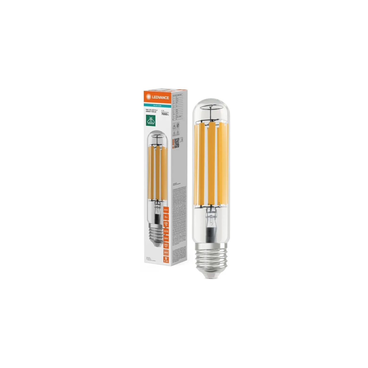 Ledvance NAV LED E40 Klar 41W 7000lm – 718 Extra Varm Vit | Ersättare 150W