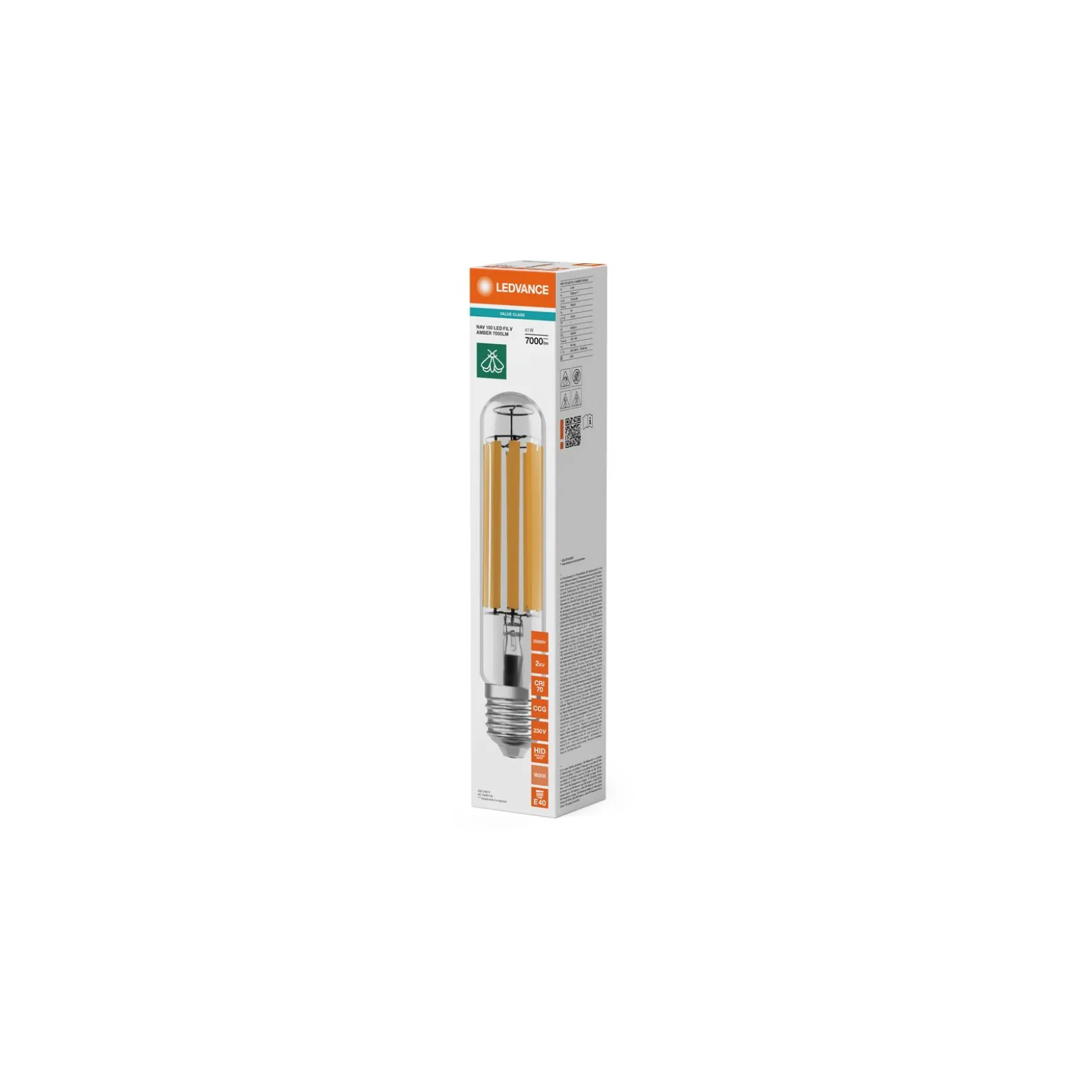 Ledvance NAV LED E40 Klar 41W 7000lm – 718 Extra Varm Vit | Ersättare 150W