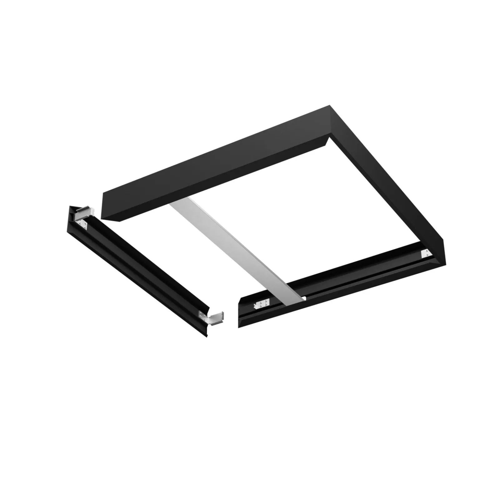 Ledvance Panel 600 Avtagbar Avtagbar Ytmonterad Kit Svart H75