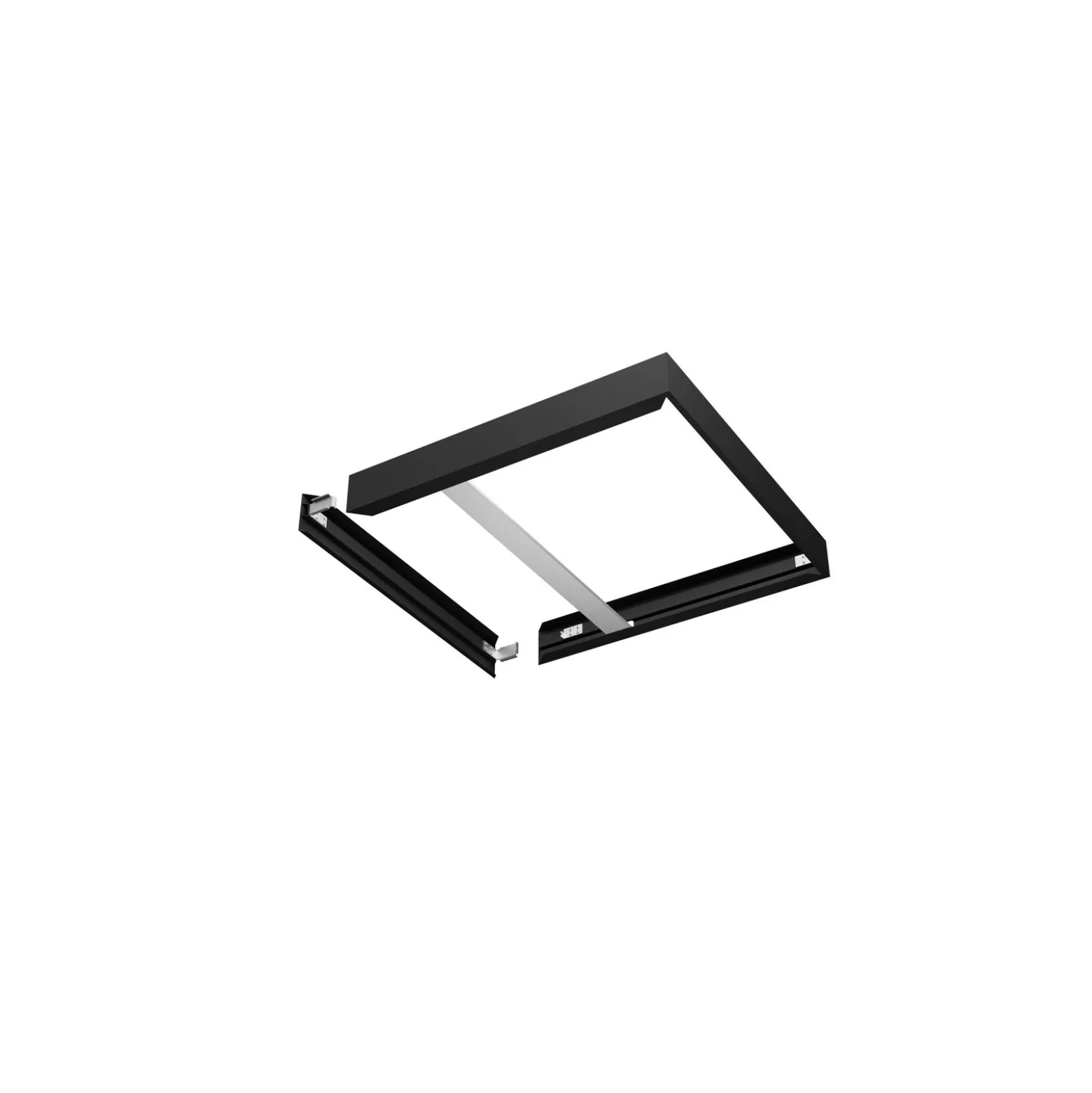 Ledvance Panel 600 Avtagbar Avtagbar Ytmonterad Kit Svart H75