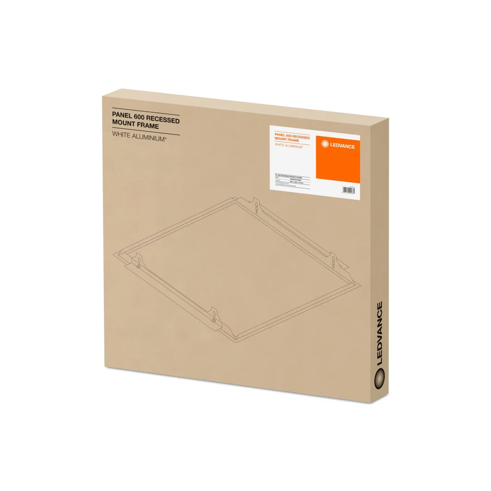 Ledvance Panel 600 Infälld Frame
