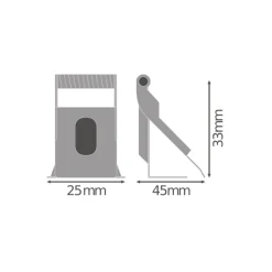 Ledvance Panel Value Recessed Mounting Clips (4x)