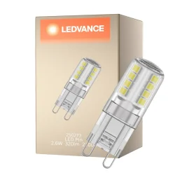 Ledvance Performance LED Capsule Klar G9 2.6W 320lm - 827 Extra Varm Vit | Ersättare 30W