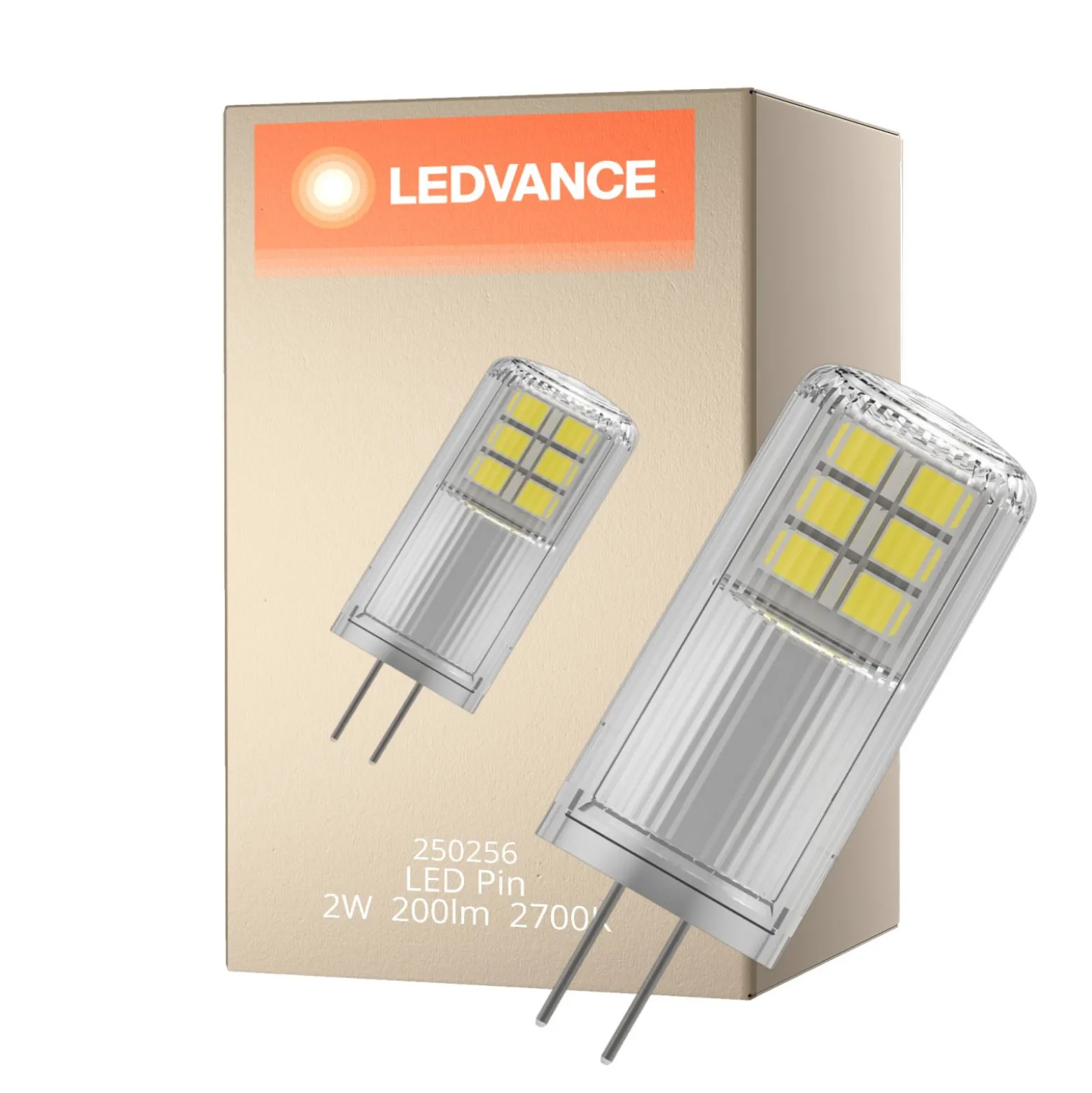 Ledvance Performance LED Capsule Klar G4 2W 200lm - 827 Extra Varm Vit | Dimbar - Ersättare 20W