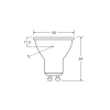 Ledvance Performance LED Spot Reflektor GU10 PAR16 6.9W 620lm 120D - 827 Extra Varm Vit | Ersättare 49W