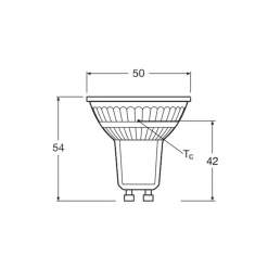 Ledvance Performance LED Spot Reflektor GU10 PAR16 4.5W 350lm 36D - 940 Kallvit | Bästa färgåtergivning - Dimbar - Ersättare 50W