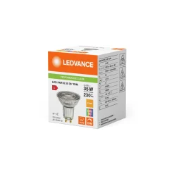 Ledvance Performance LED Spot Reflektor GU10 PAR16 3.4W 230lm 36D - 927 Extra Varm Vit | Bästa färgåtergivning - Dimbar - Ersättare 35W