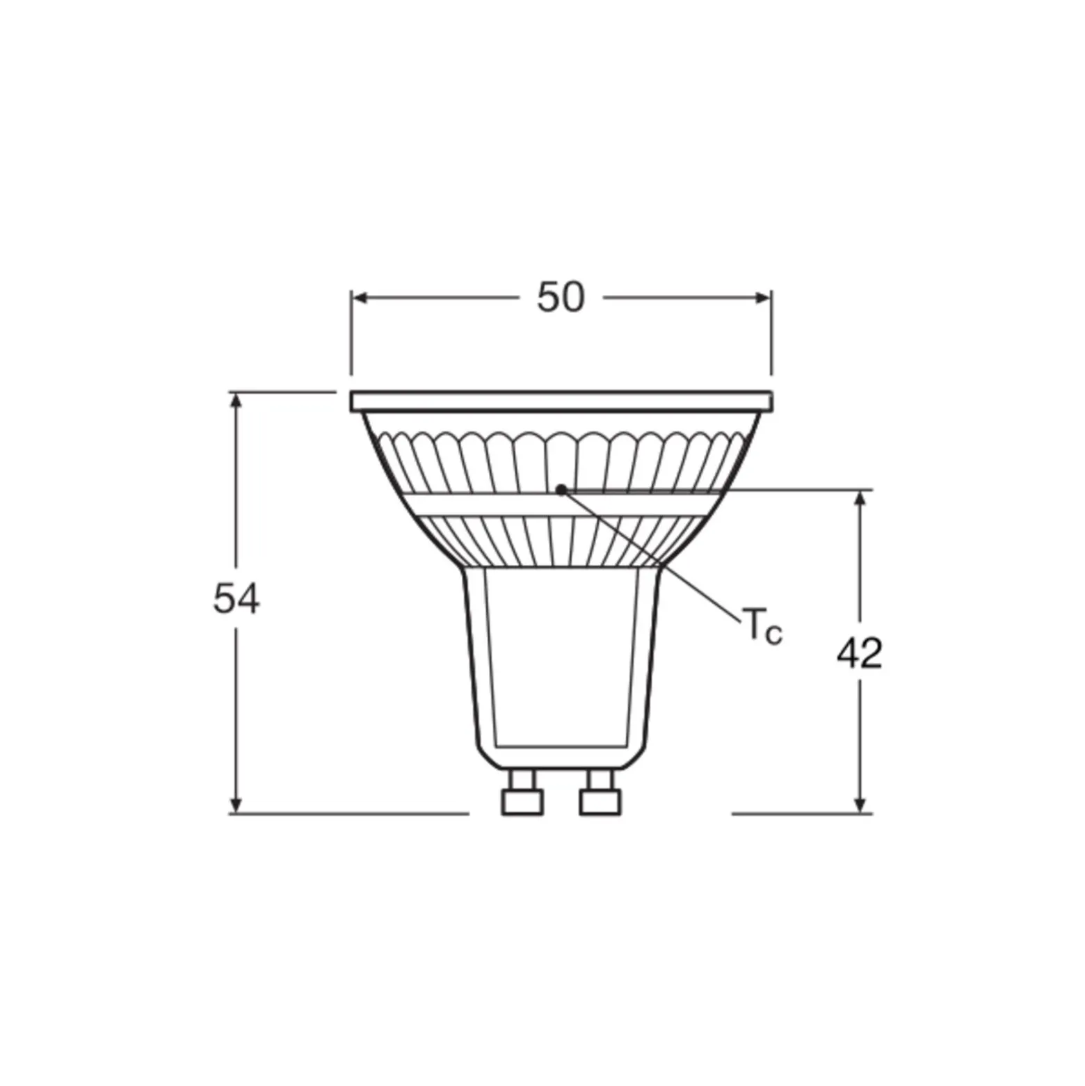 Ledvance Performance LED Spot Reflektor GU10 PAR16 2.6W 230lm 36D - 827 Extra Varm Vit | Ersättare 35W