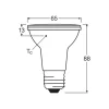 Ledvance Performance LED Spot E27 PAR20 6.4W 350lm 36D - 927 Extra Varm Vit | Bästa färgåtergivning - Dimbar - Ersättare 50W