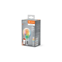 Ledvance Smart+ Matter E27 A60 4.8W 470lm - 827-865 Justerbar Vit | RGBW - Dimbar - Ersättare 40W