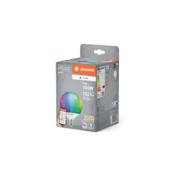 Ledvance Smart+ Matter E27 G95 14W 1521lm - 827-865 Justerbar Vit | RGBW - Dimbar - Ersättare 100W