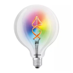 Ledvance Smart+ Wifi E27 Globe Classic Filament 4.5W 300lm - 827 Extra Varm Vit | RGBW - Ersättare 30W