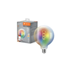 Ledvance Smart+ Wifi E27 G125 4.8W 470lm - 827-865 Justerbar Vit | RGBW - Dimbar - Ersättare 40W