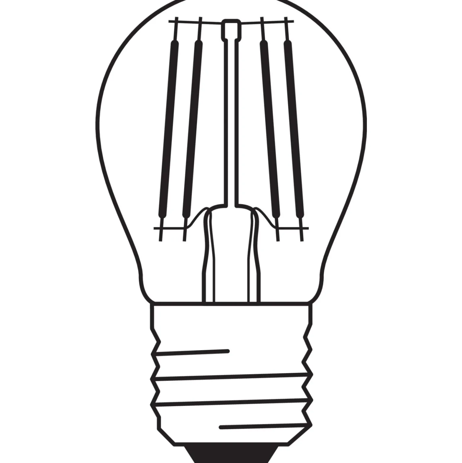 Ledvance Smart+ Wifi E27 Päron Classic Filament 4W 470lm - 827 Extra Varm Vit | Dimbar - Ersättare 40W