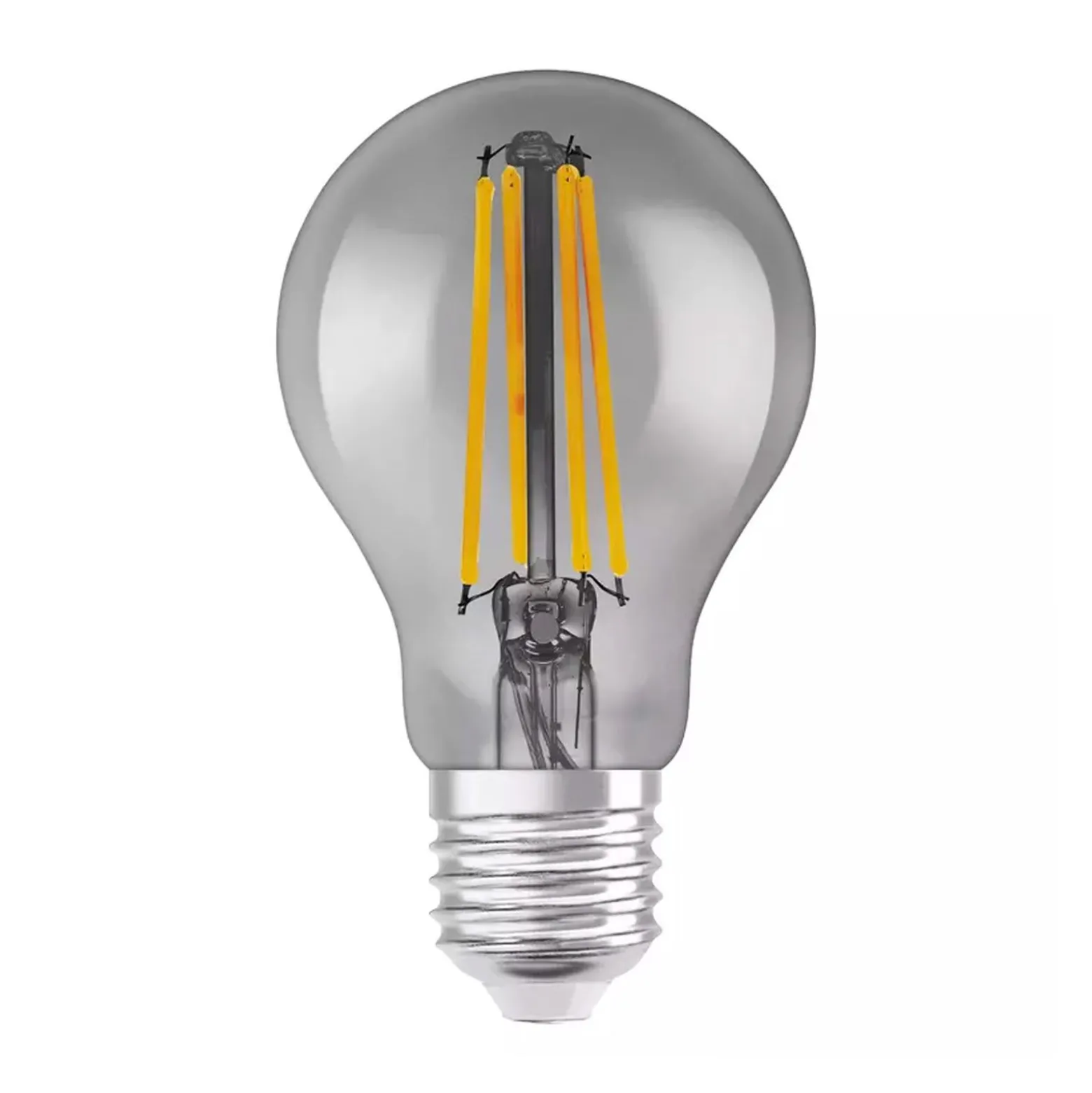 Ledvance Smart+ Wifi E27 Päron Classic Filament Rökig 6W 540lm - 825 Extra Varm Vit | Dimbar - Ersättare 50W