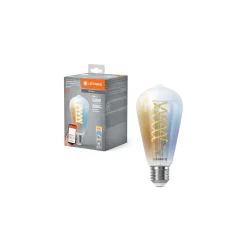 Ledvance Smart+ Wifi E27 ST64 8W 806lm - 827-865 Justerbar Vit | Dimbar - Ersättare 60W