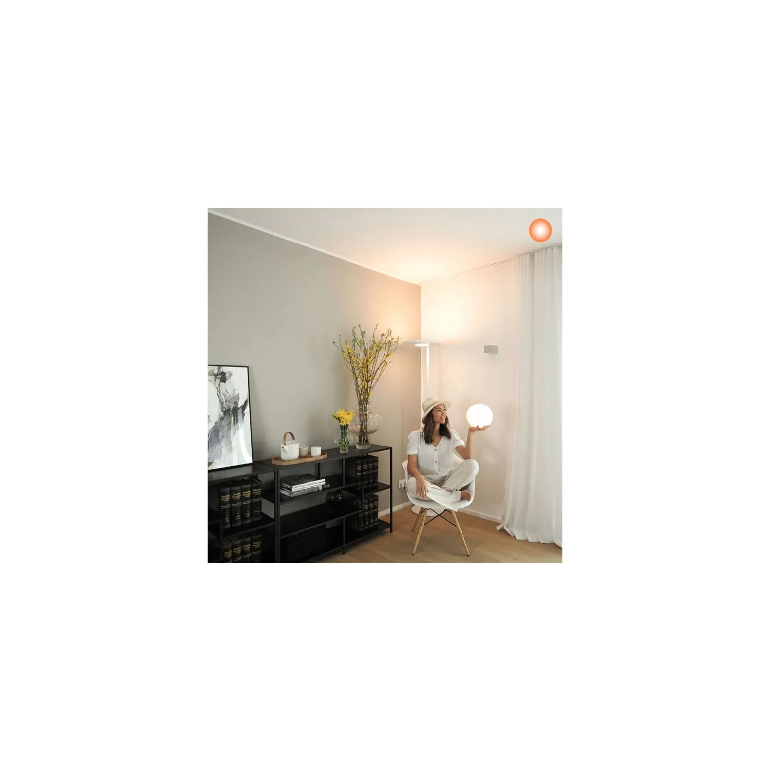 Ledvance Smart+ WiFi Golvlampa Sun@Home Vit 36W 2000lm - 822-850 Justerbar Vit
