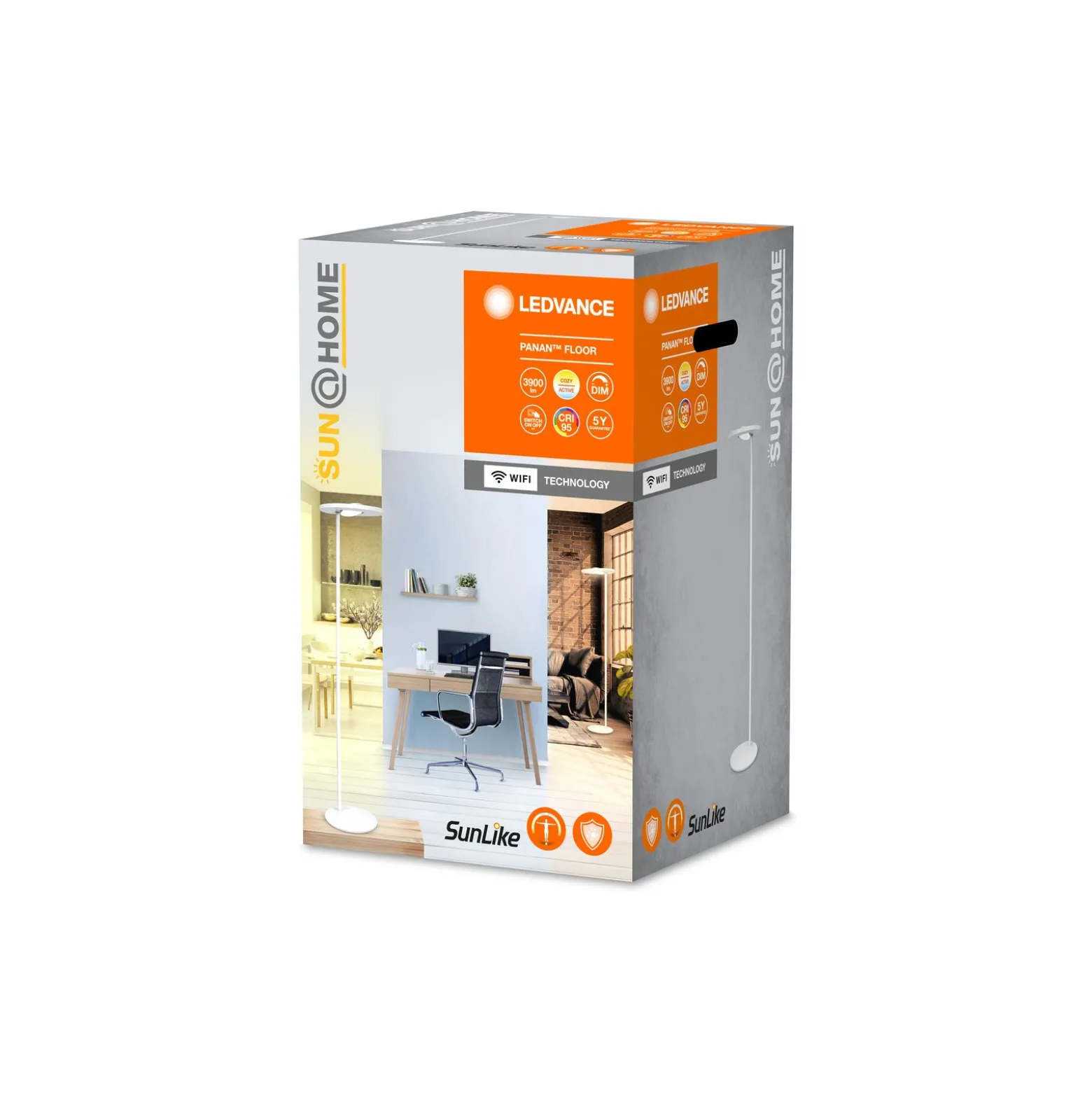 Ledvance Smart+ WiFi Golvlampa Sun@Home Vit 36W 2000lm - 822-850 Justerbar Vit