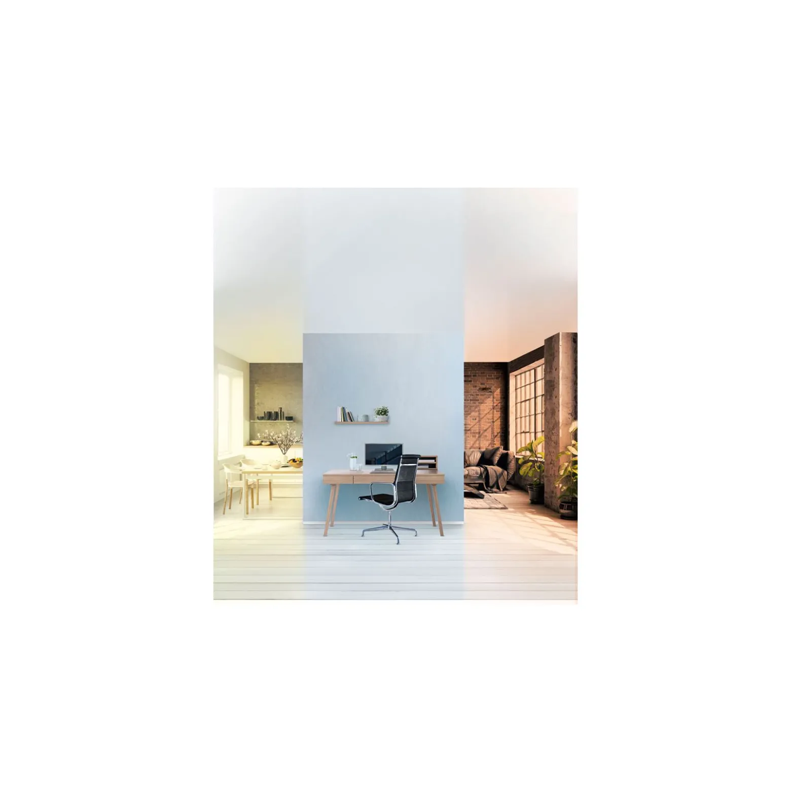 Ledvance Smart+ WiFi Golvlampa Sun@Home Vit 36W 2000lm - 822-850 Justerbar Vit