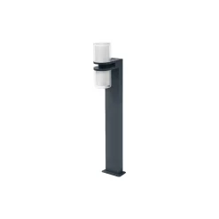 Ledvance Smart+ Wi-Fi LED Piedestallampa Flamma Mörk Grå Utomhus 14W 1000lm - 830 Varm Vit | 80cm - RGBW - Dimbar
