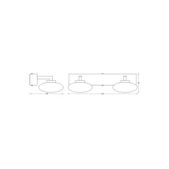 Ledvance Smart+ Wifi LED Vägglampa Badrumsbelysning Silver 12W 800lm - 830-865 Justerbar Vit | IP44